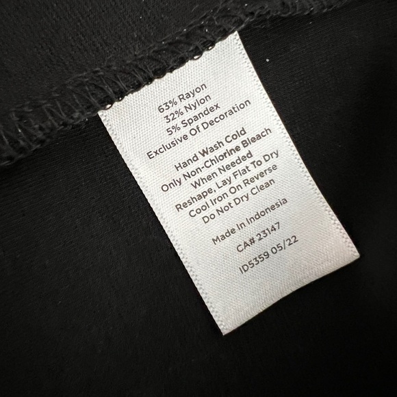 Talbots Black Sheath Dress Mock Neck Sequin Collar Cocktail Event Evening 4P - Picture 6 of 12